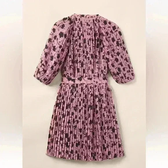 NWT Matilda Jane Good Hart GH Holiday Party Floral Pleated Dress - Picture 2 of 13